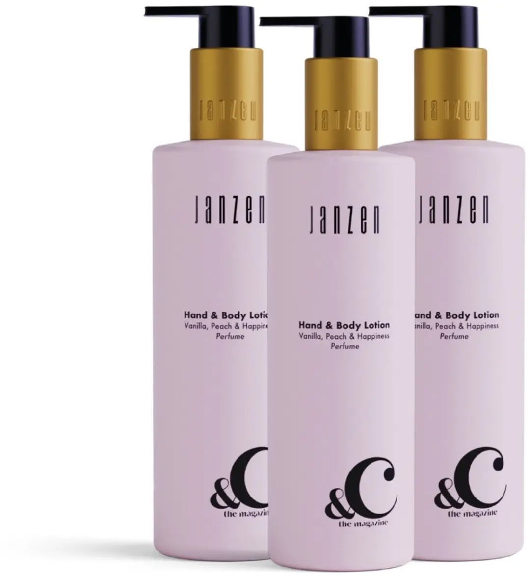 Janzen Bodylotion Vanilla Peach & Happiness 3x250ml