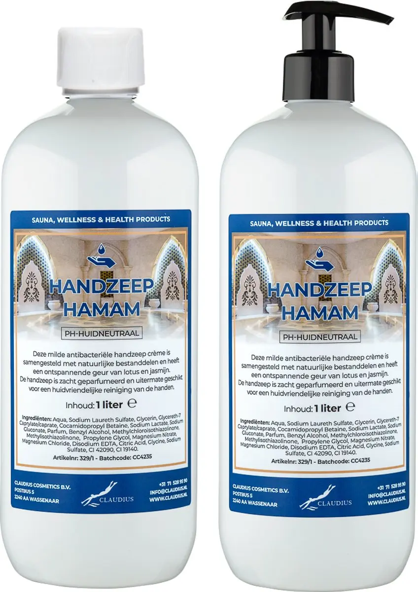 Splashbox Cosmetics Handzeep Hamam 2x1L