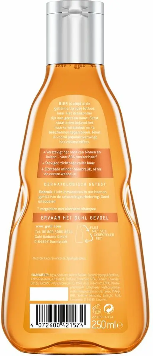 Guhl Shampoo Intensieve Stevigheid 4x250ml