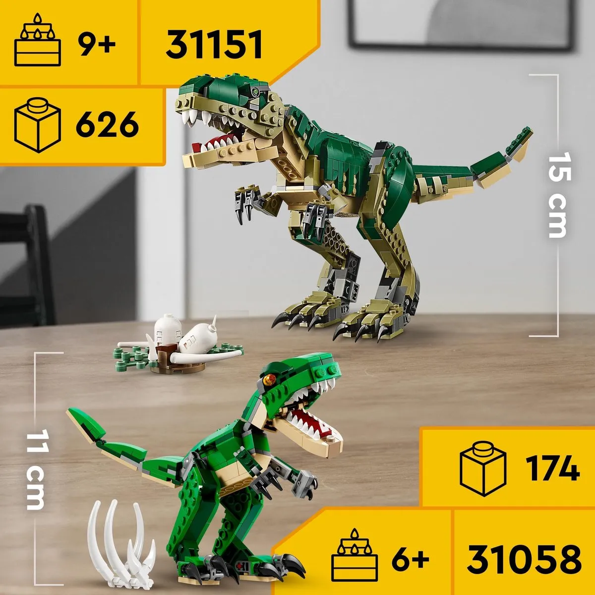 LEGO Creator Machtige Dinosaurussen 31058 - 174 Stukken - afbeelding 6 van 6