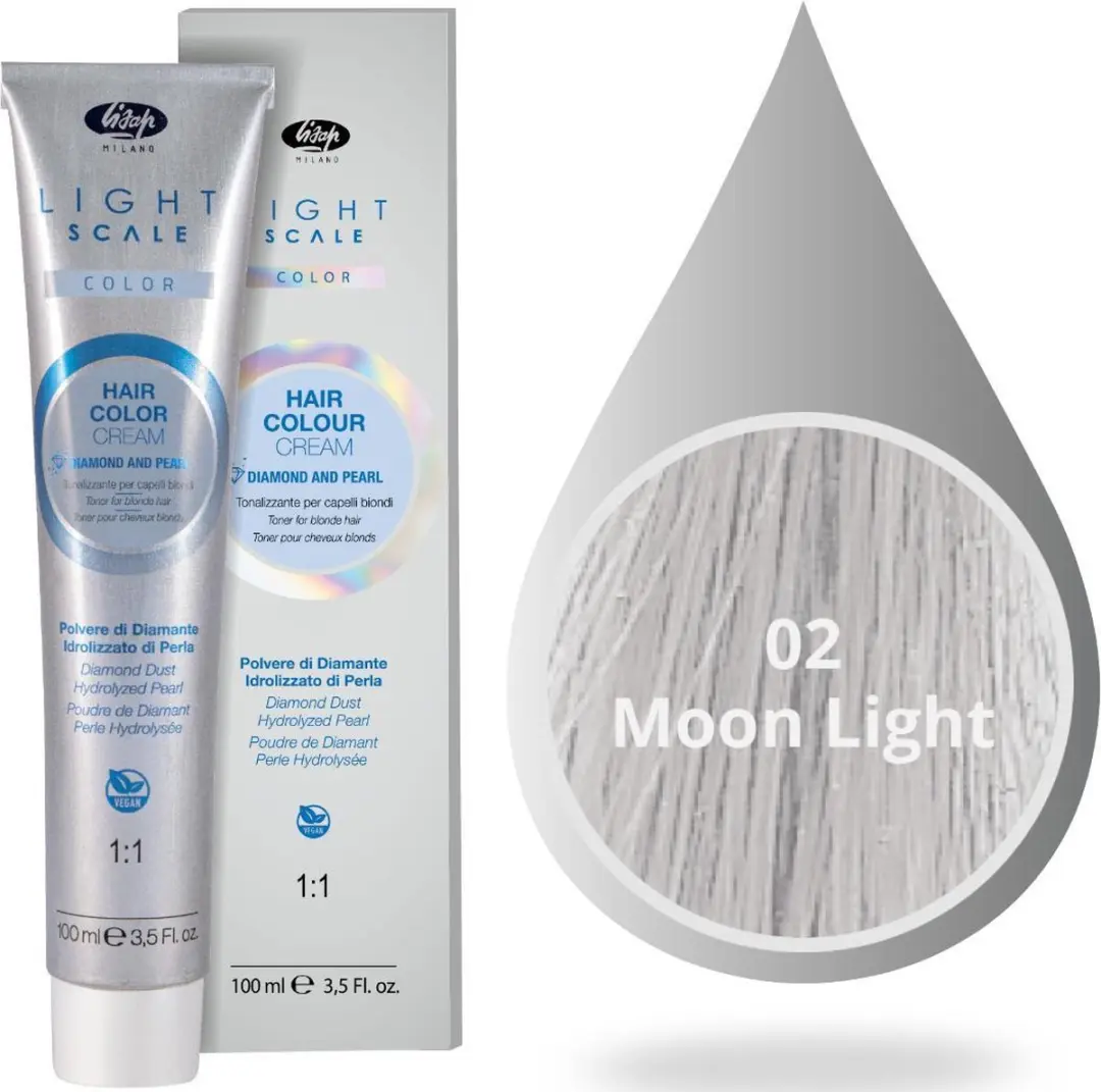 Lisap Light Scale Color 02 Moon Light Permanent Haarkleuring 100ml