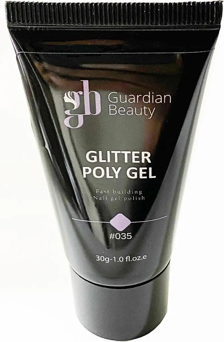 Guardian Beauty Polygel Glitter Zilver 30g