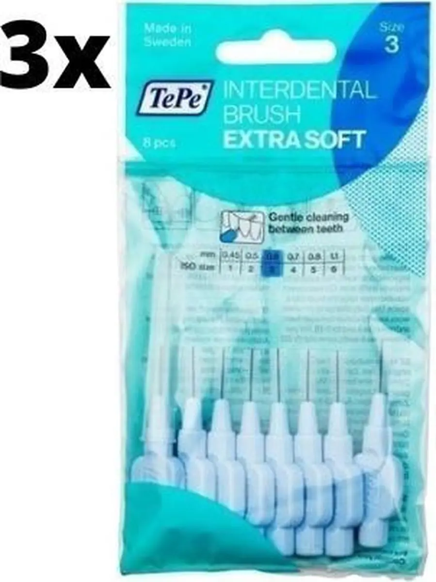 TePe Extra Soft 0,60mm Tandenborstels