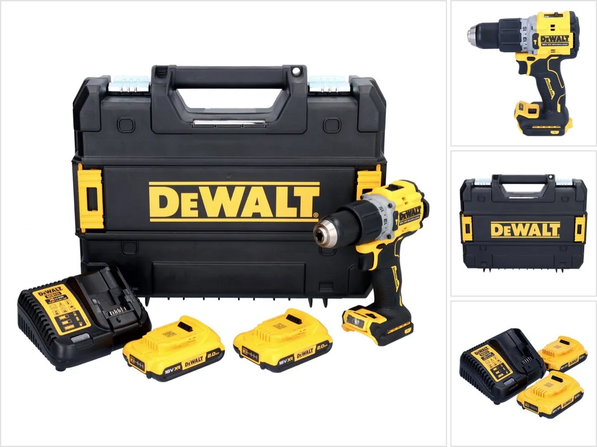 DeWalt DCD805D2T Accu-klopboormachine 18V 90Nm