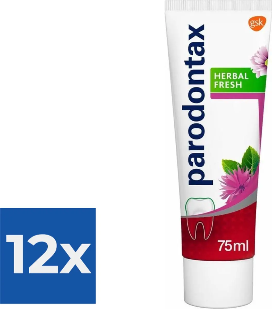 Parodontax Tandpasta Herbal Fresh 75ml - 12 Stuks