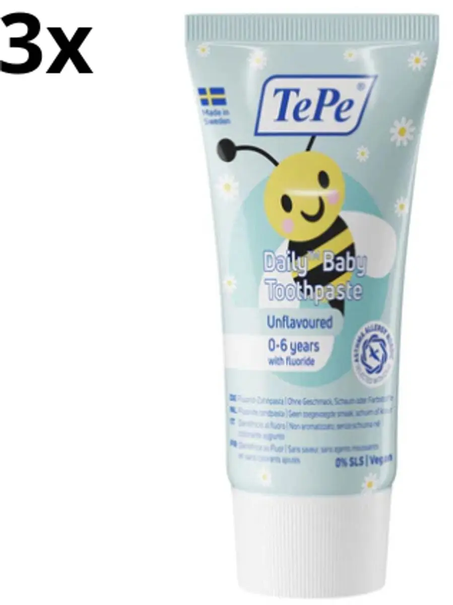 TePe Daily Baby Tandpasta 50ml - 3 Stuks