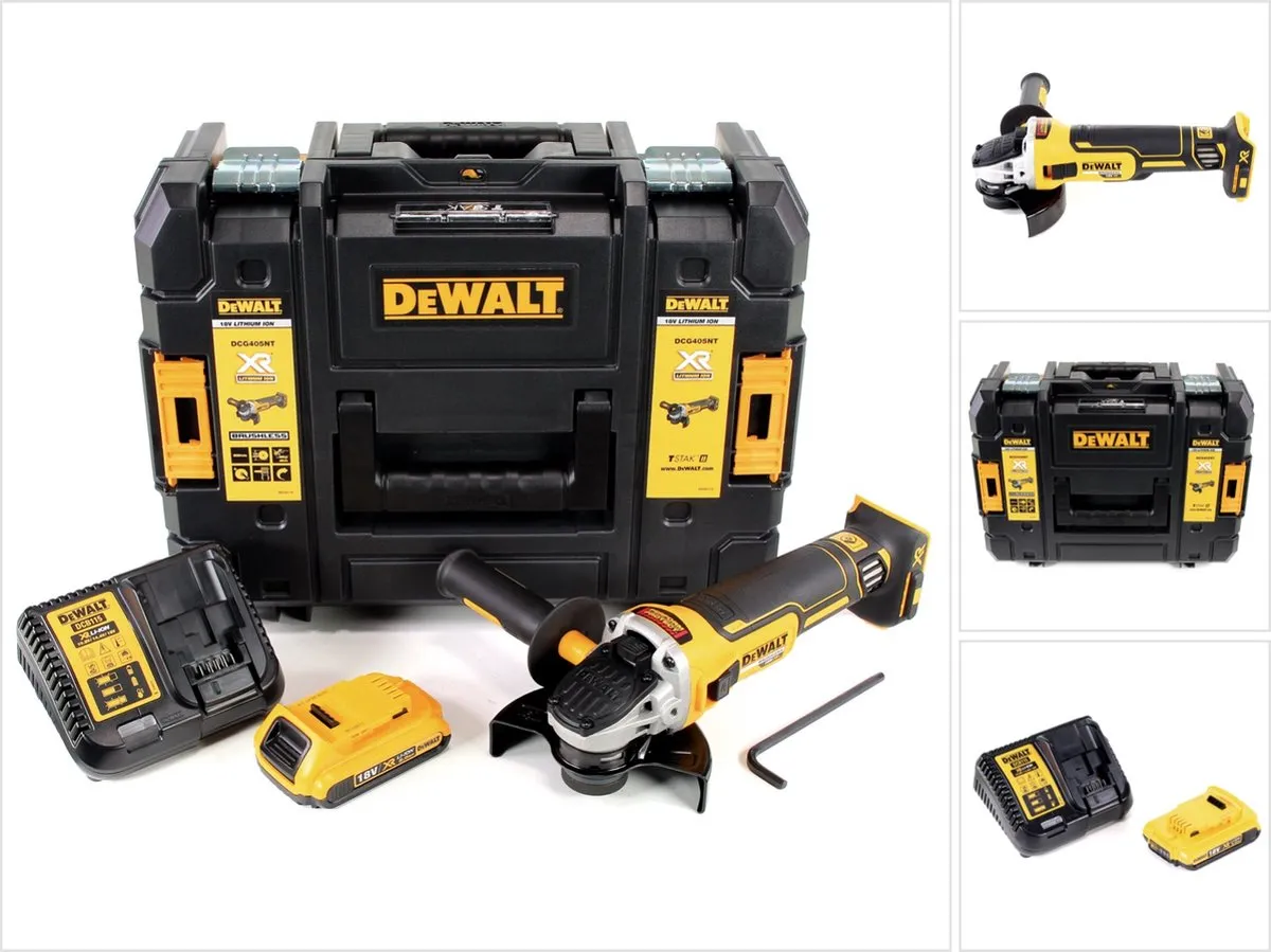 DeWalt DCG 405 D1 Haakse Slijper 18V 125mm