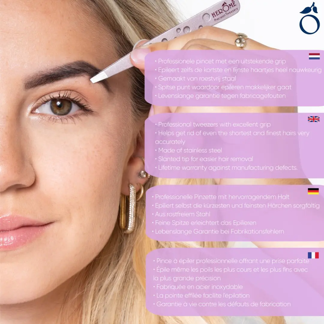 Herome Eye Care Pincet - Roze