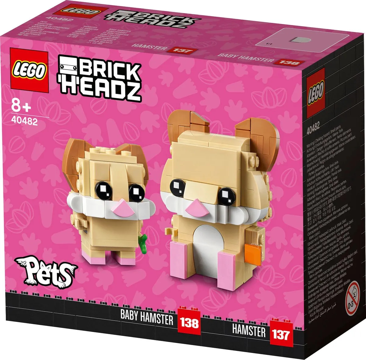 LEGO Brickheadz Hamsters 243 Stenen - Meerkleurig