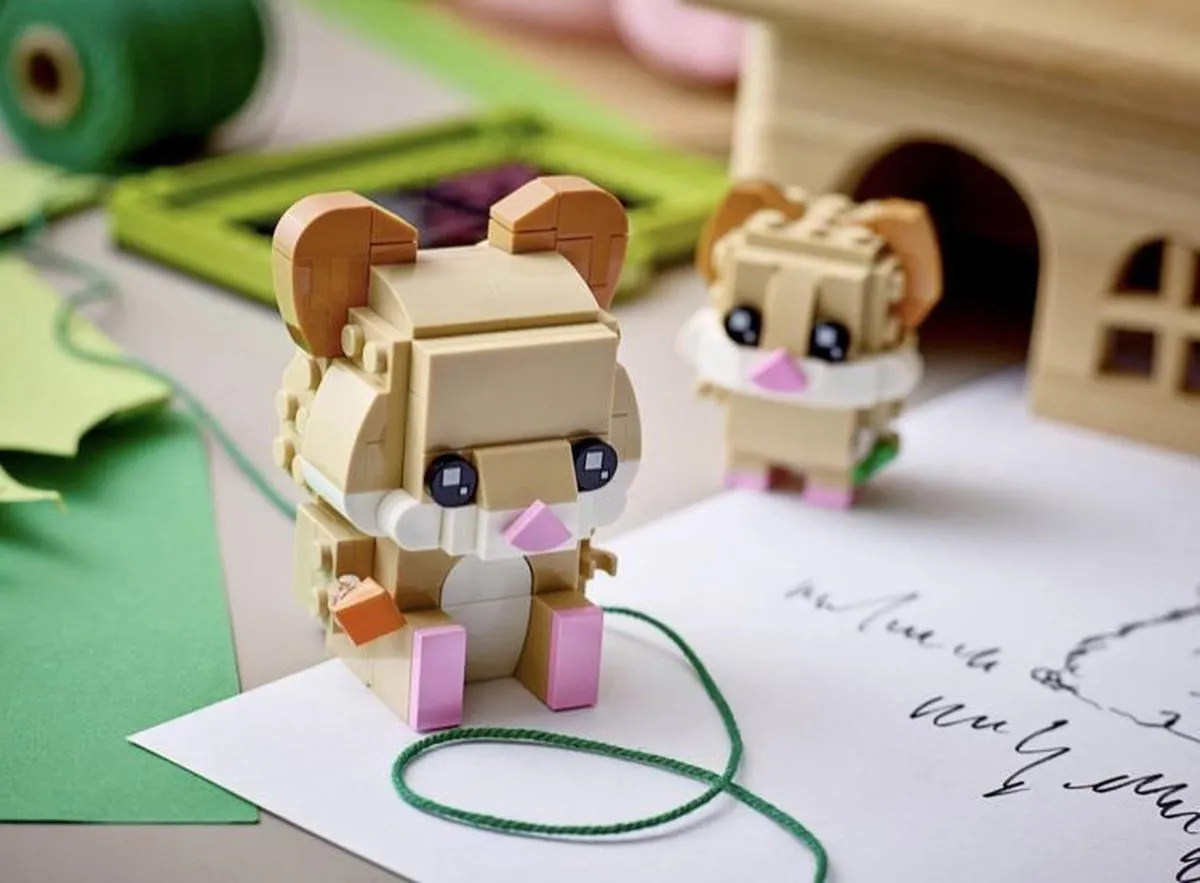 LEGO Brickheadz Hamsters 243 Stenen - Meerkleurig