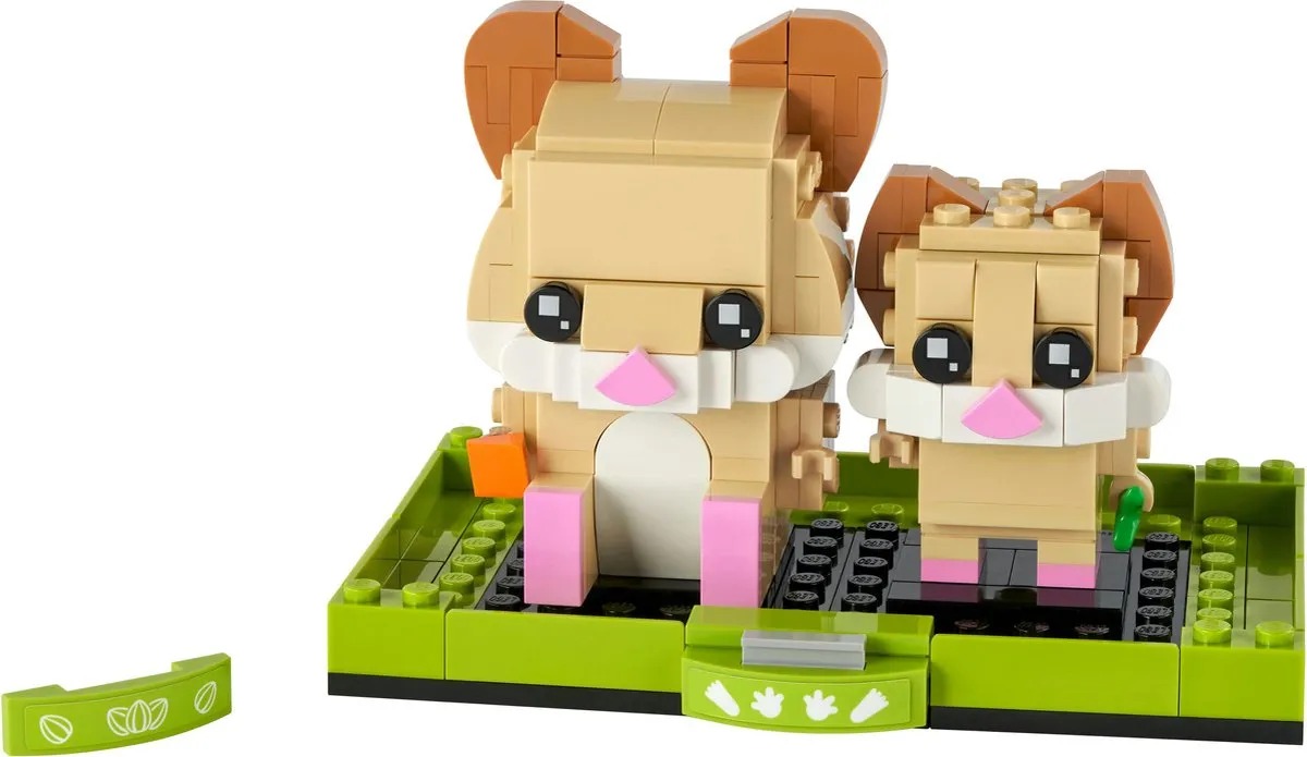 LEGO Brickheadz Hamsters 243 Stenen - Meerkleurig - afbeelding 6 van 6