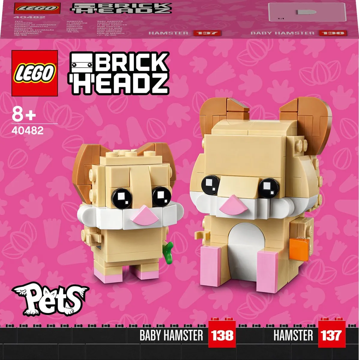 LEGO Brickheadz Hamsters 243 Stenen