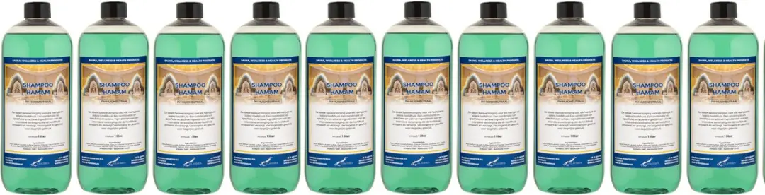 Splashbox Cosmetics Shampoo Hamam 1L - 10 Stuks