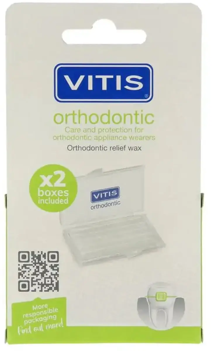 Vitis Orthodontic Wax - 2 Stuks