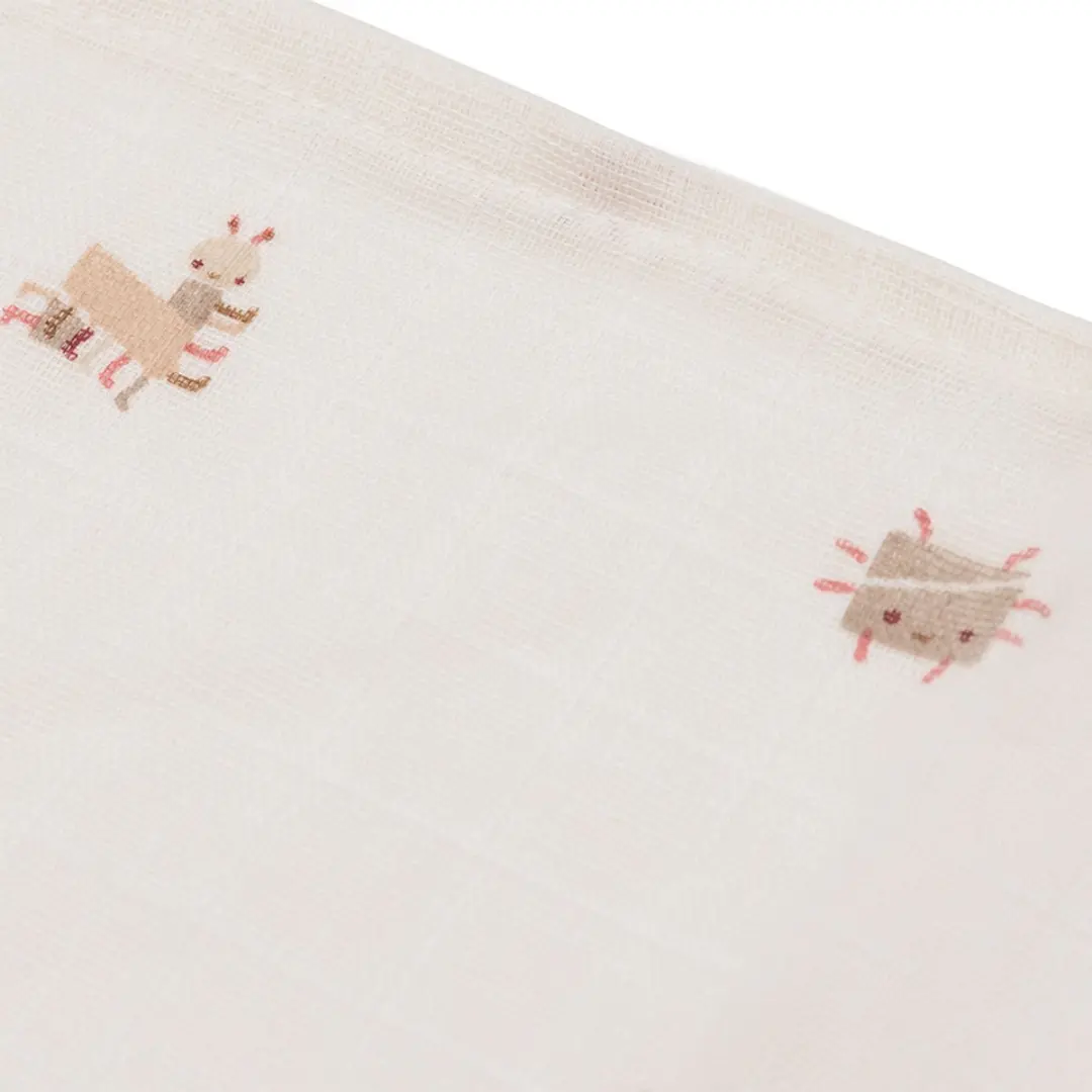 Jollein Hydrofiel Monddoekje Animal Friends - 3 Stuks