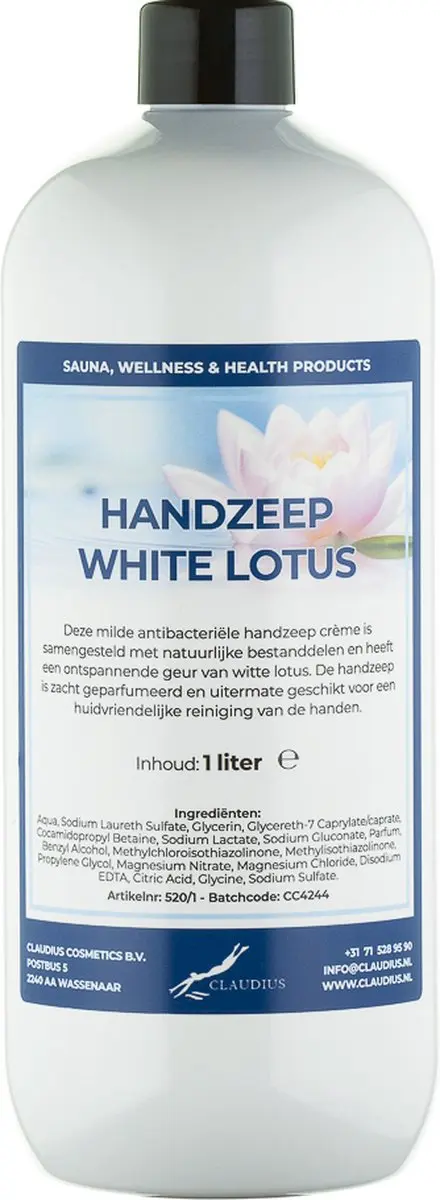 Splashbox Cosmetics Handzeep White Lotus 1L