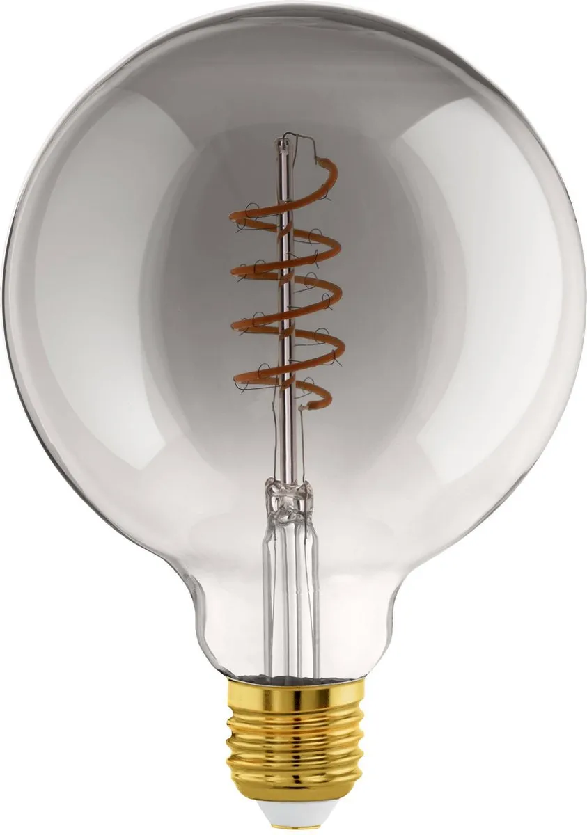 Eglo LED Lamp E27 G125 Rookglas 2000K