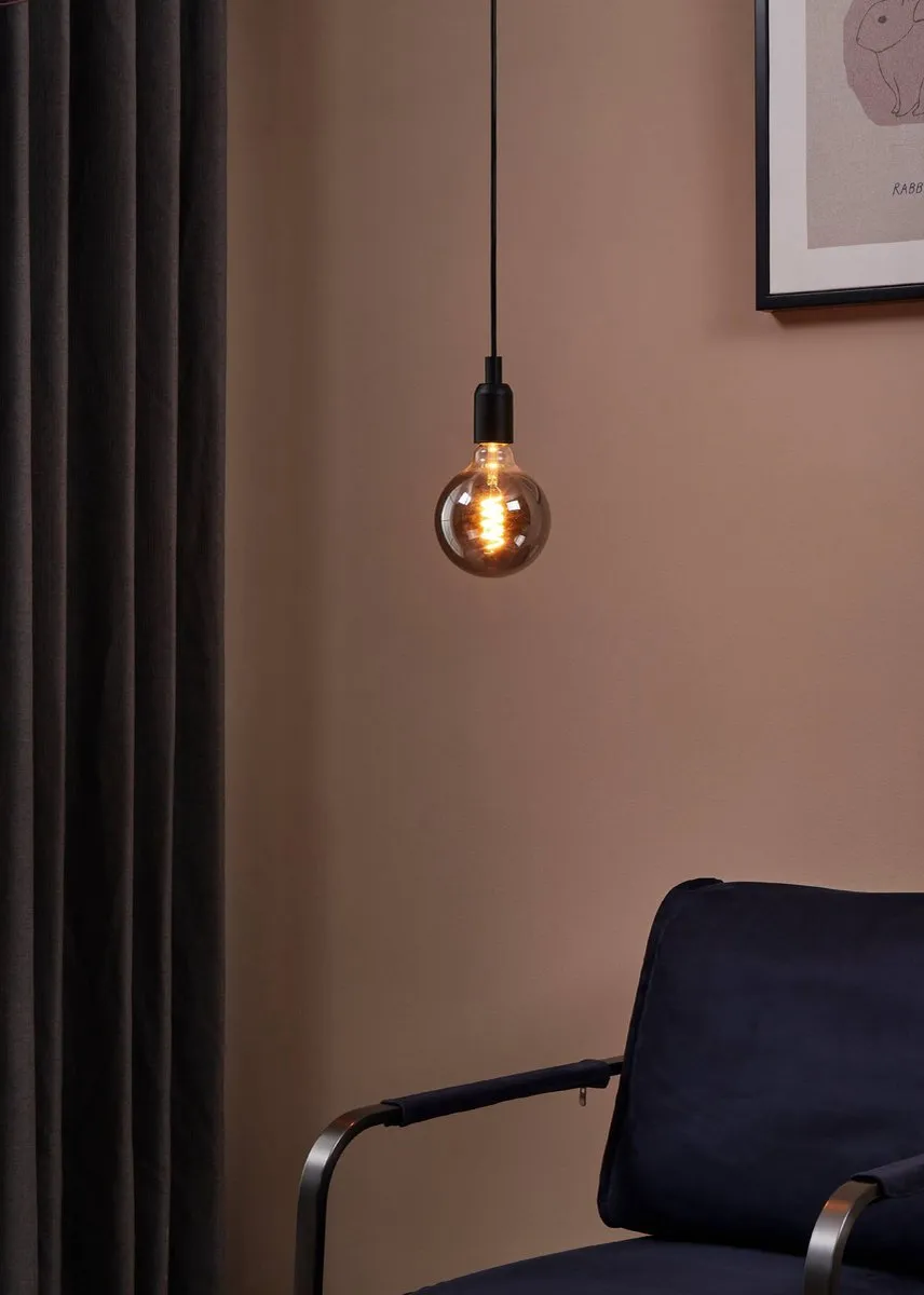 Eglo LED Lamp E27 G125 Rookglas 2000K - Ø12,5cm