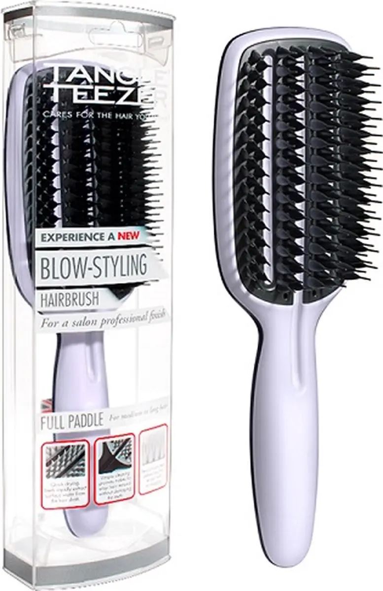Tangle Teezer Blow-Styling Full Paddle - Wit/Zwart