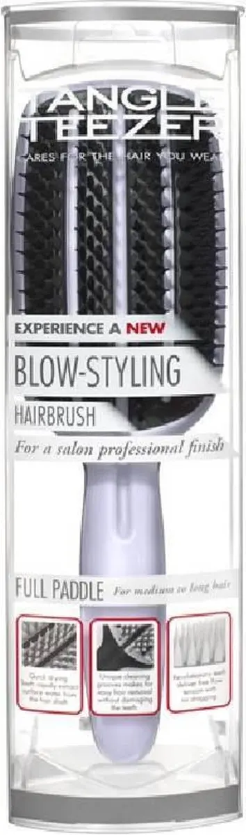 Tangle Teezer Blow-Styling Full Paddle - Wit/Zwart