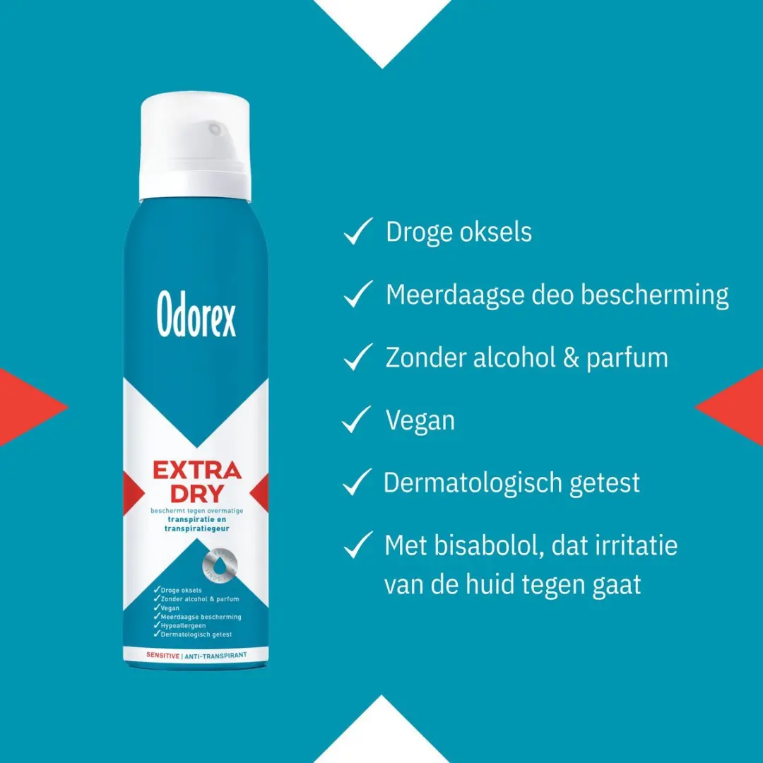 Odorex Extra Dry Deodorant Spray Sensitive - 2x150ml