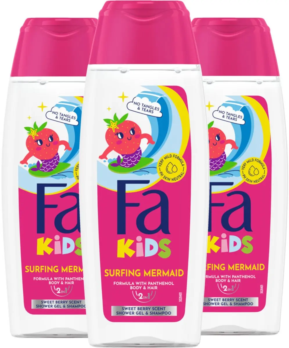 Fa Kids Douchegel & Shampoo Surfing Mermaid