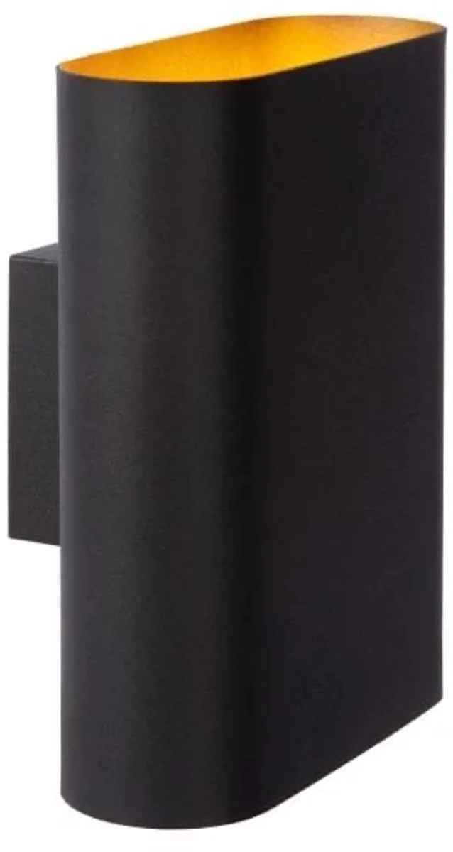 Lucide Ovalis Wandlamp 2xE14 - Zwart