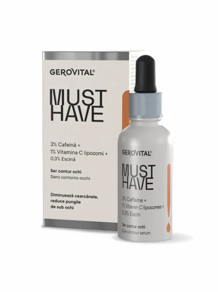 Gerovital Oogserum 30ml - 3% Cafeïne + Vitamine C - afbeelding 6 van 6