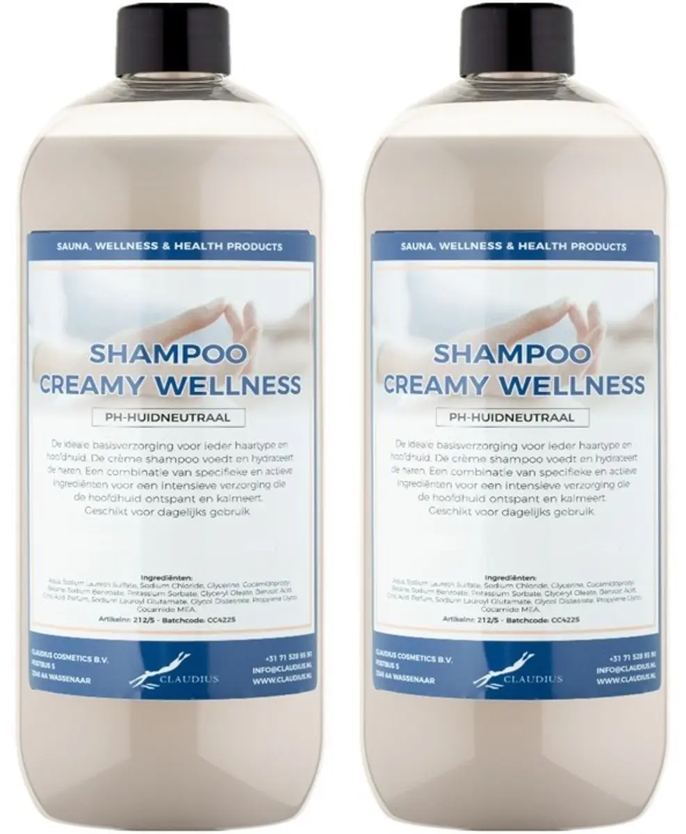 Splashbox Cosmetics Shampoo Creamy Wellness 1L