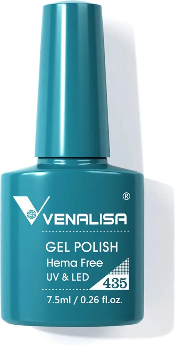 Venalisa UV Gellak Donker Turquoise 7.5ml - 2 Stuks