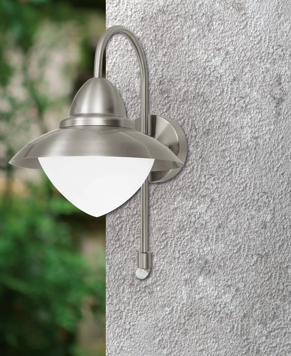 Eglo Sidney Wandlamp Buiten E27 37,5cm - RVS - Bewegingssensor - afbeelding 6 van 6