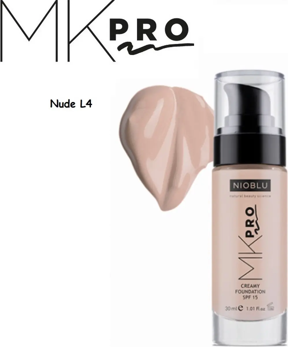 NIOBLU MKPro Creamy Foundation SPF 15 Nude L4