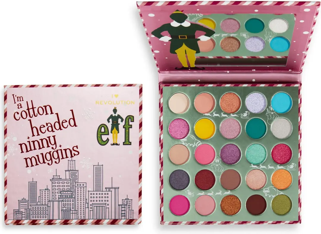 Makeup Revolution I Heart Revolution x Elf Palette Ninny Muggins Oogschaduw - 25 Kleuren - 56g