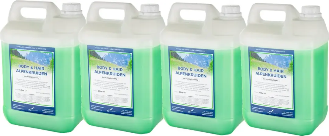 Splashbox Cosmetics Alpenkruiden Body & Hair 5L