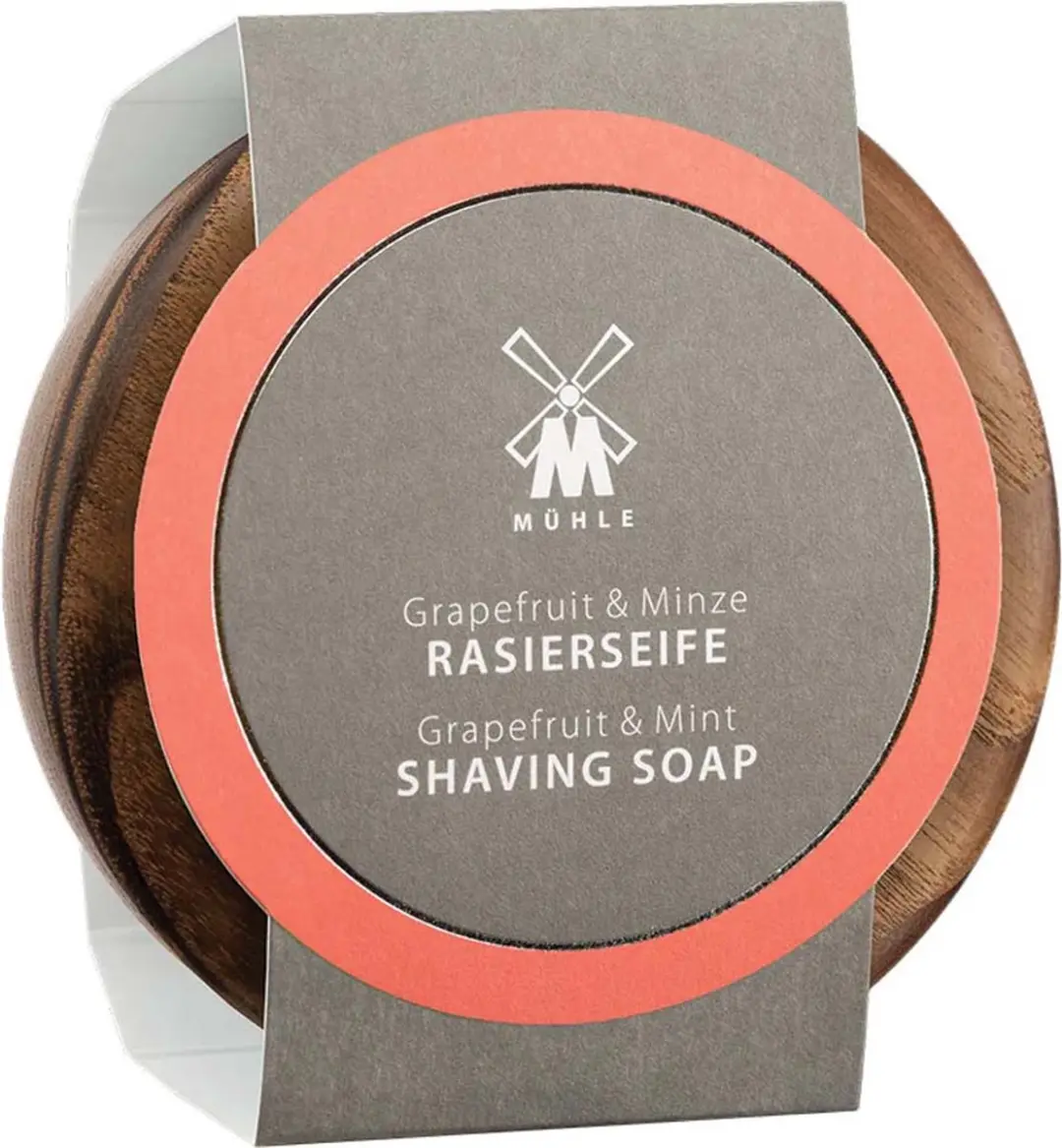 Mühle Scheerzeep Grapefruit & Mint 65g
