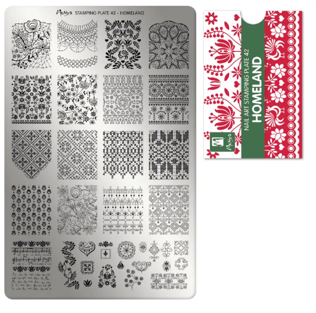 Moyra Stamping Plate 42 HOMELAND