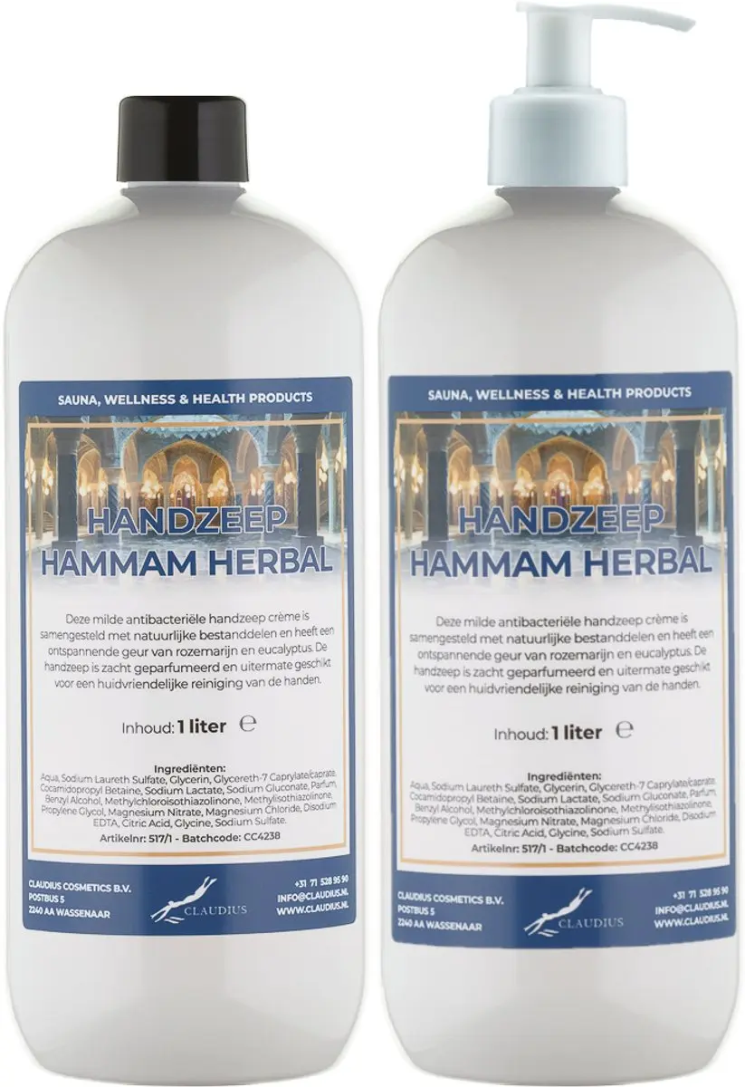Splashbox Cosmetics Hammam Herbal Handzeep 1L