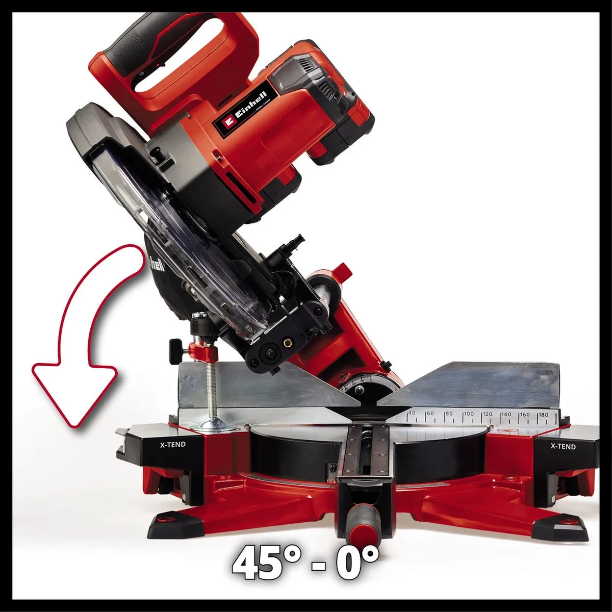 Einhell TE-SM 36/10 Li Solo Radiaal Afkortzaag - 254mm - Incl. zaagblad