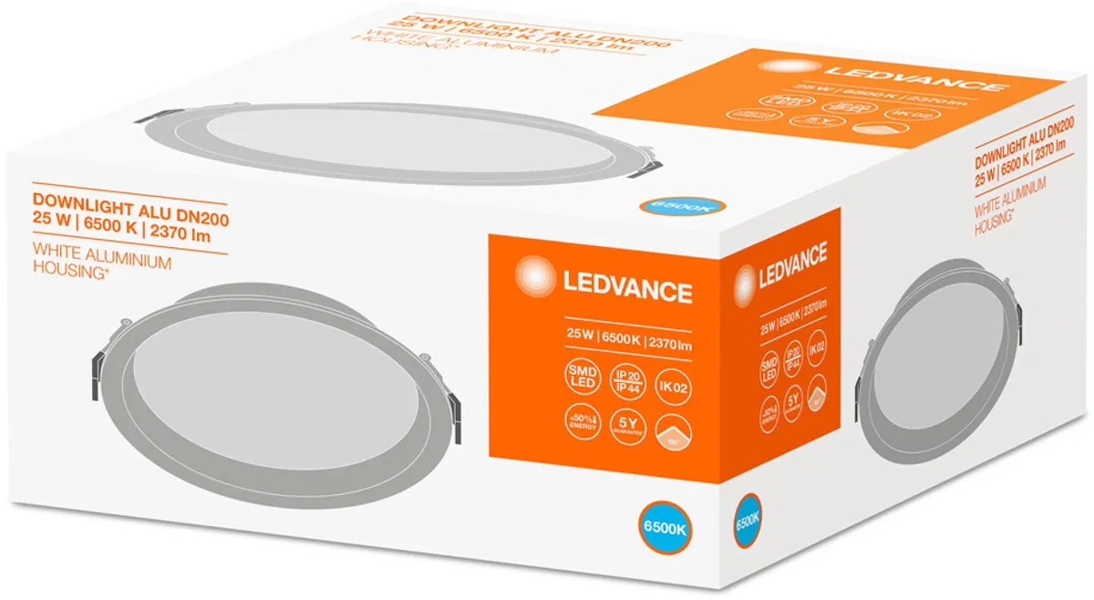 Ledvance LED Downlight DN200 25W 2370lm - IP44
