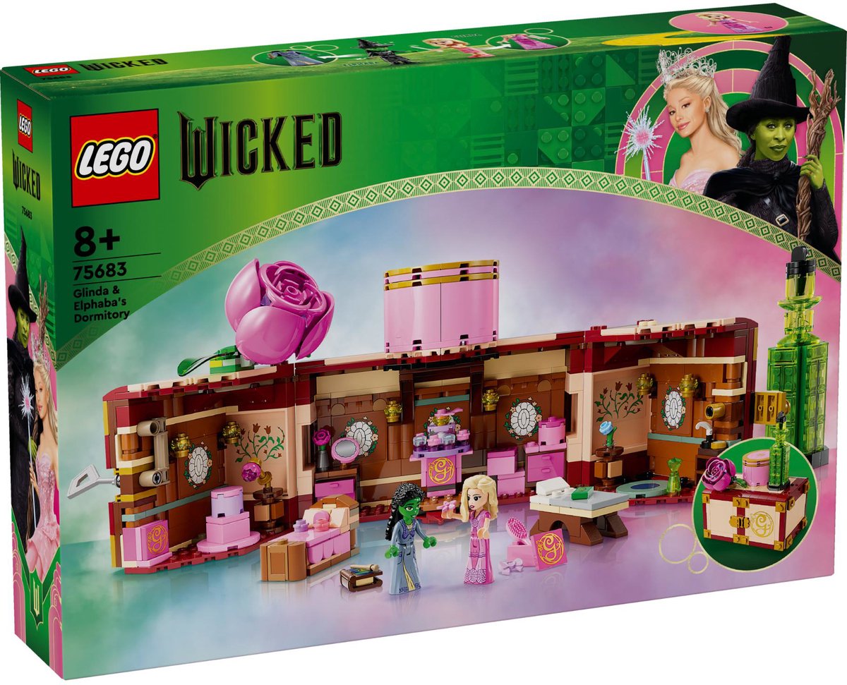 LEGO Wicked Glinda en Elphaba's slaapzaal - 75683