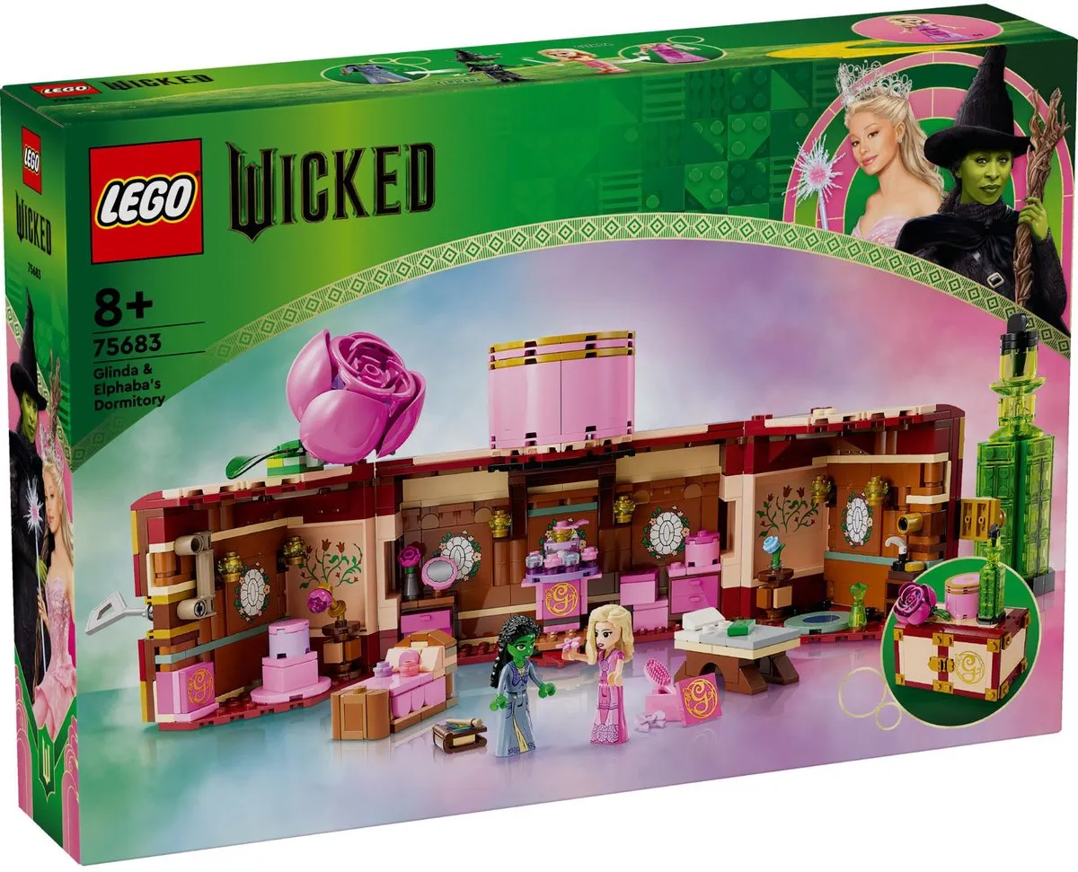 LEGO Wicked Glinda en Elphaba's Slaapzaal 75683 - 740 Stukken