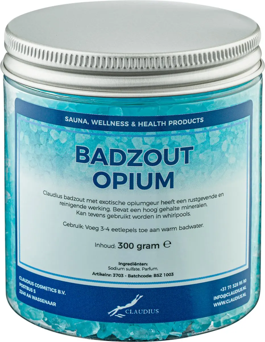 Splashbox Cosmetics Claudius Badzout Opium 300g - 6 Stuks