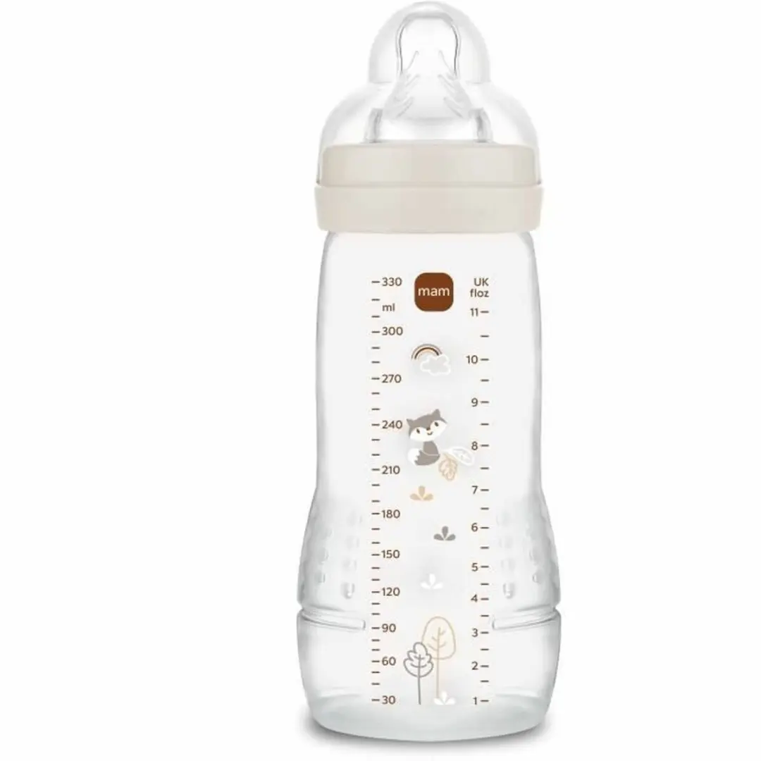 MAM Easy Active Fles 2e Fase 330ml - Zeer Snelle Stroom - Zand