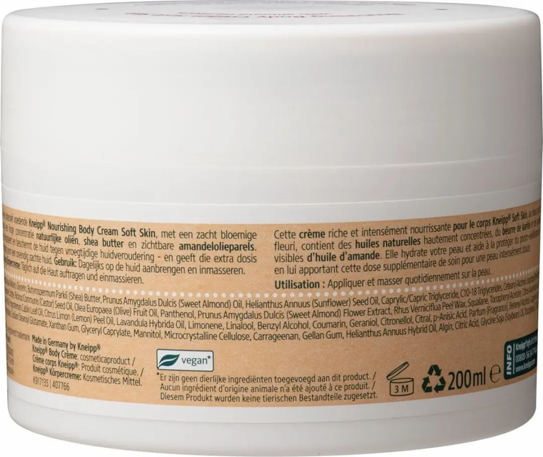 Kneipp Nourishing Body Crème - 800ml (4x200ml)