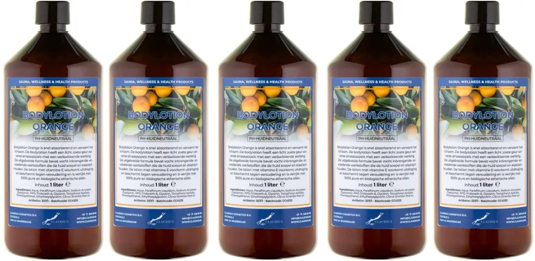 Splashbox Cosmetics Bodylotion Orange 1L