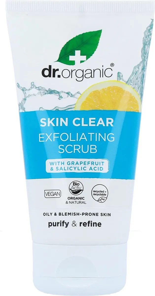 Dr. Organic Skin Clear Exfoliërende Scrub 150ml