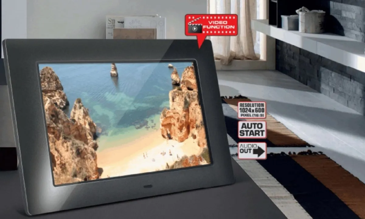 Braun DigiFrame 720 Fotolijst 7" - 1024x600 - Zwart