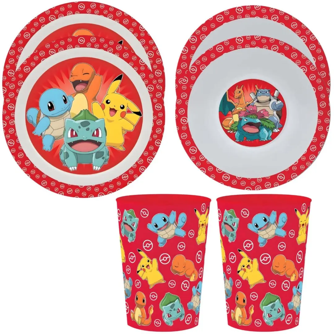 Pokémon Kinder Serviesset 6-delig