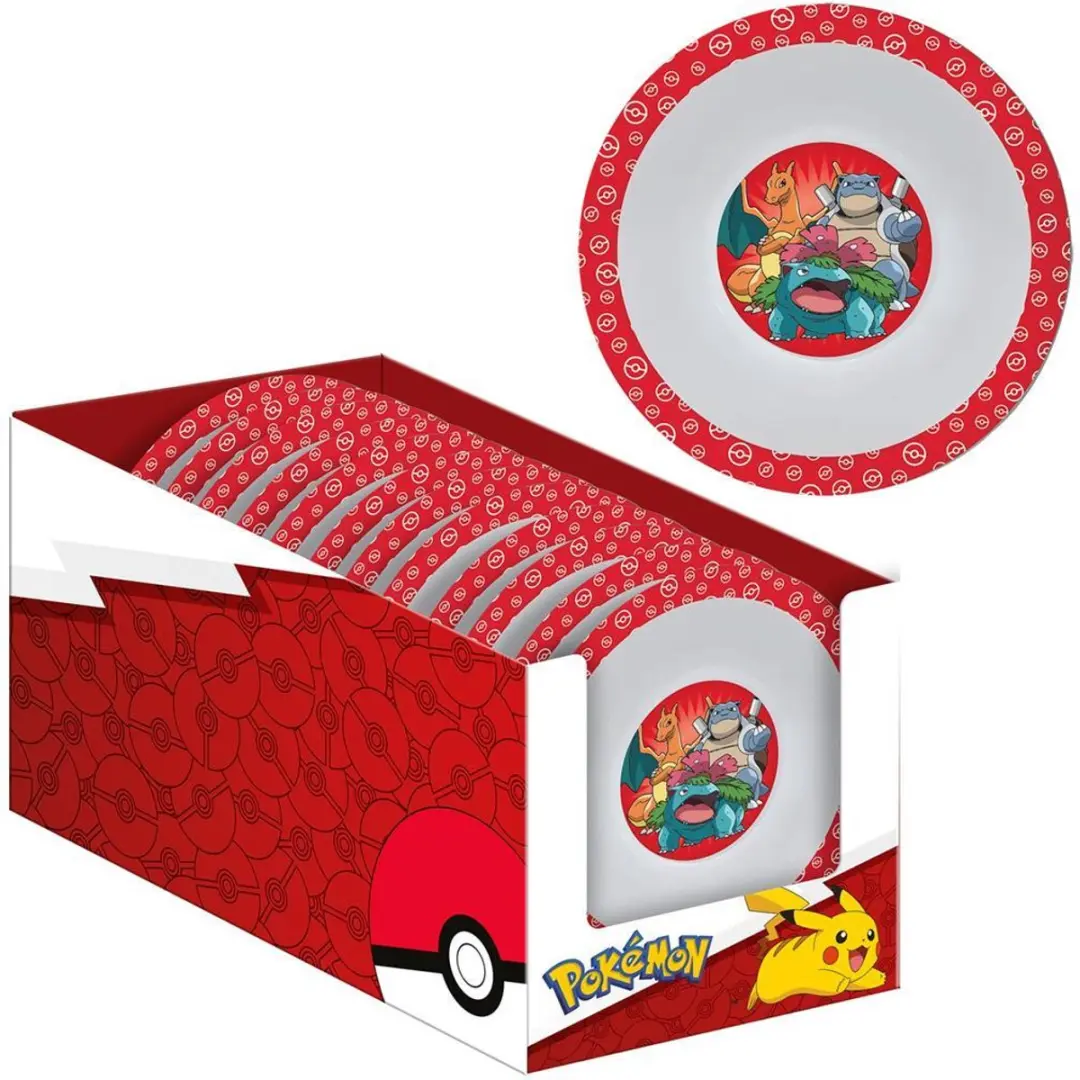 Pokémon Kinder Serviesset 6-delig - Kersenrood