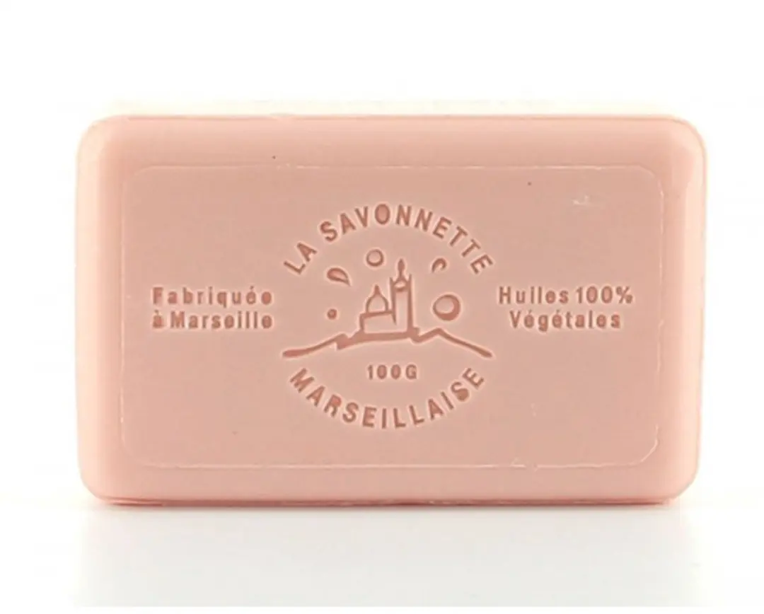 Savon de Marseille Roze Ezelinnenmelk Zeep 100g - 4 Stuks